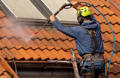 Démoussage et hydrofuge de toiture à Fénay